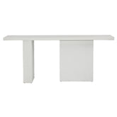 Lava White Outdoor Console Table